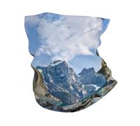 Calentador de cuello con estampado de las Montañas Rocosas, ultrasuave, elástico, para invierno, para hombres y mujeres