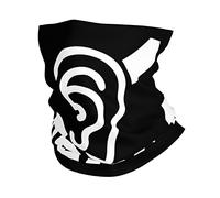 Calentador De Cuello Concienciación sobre La Sordera Cuello Bufanda Respirable Pasamontañas Protección UV Bandana para Senderismo Ciclismo Cámping 25X50CM