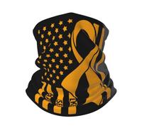 Calentador De Cuello Concientización sobre La Enfermedad De La Leucemia Pasamontañas Multifuncional Protección UV Cuello Bufanda, para Cámping, Pesca, Caza, Ciclismo, 26x30cm