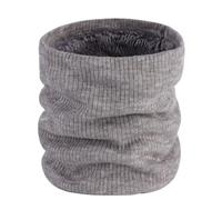 Calentador de cuello de invierno de forro polar para hombres y mujeres, máscara de esquí gruesa resistente al viento para clima frío, gris claro, A