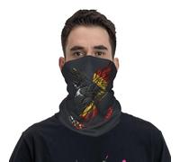 Calentador De Cuello East Timor Timorese Flag Eagle White Pasamontañas Multifuncional Bandana Protección UV Cuello Bufanda para Senderismo Correr Pesca 25X50CM