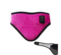 Calentador de cuello eléctrico - Almohadilla térmica de grafeno de 3 niveles con bolsa de escudo integrado | Calentador de cuello recargable USB, calentador de manos ajustables para piernas, invierno,