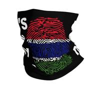 Calentador De Cuello La Bandera De Gambia Está En Mi ADN Polainas De Cuello Viento Polvo Prueba Cuello Pañuelo para Partido, Pesca, Caza
