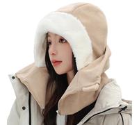 Calentador de cuello, polaina de invierno para el cuello, protector facial térmico, para mujer, ciclismo, esquí, trabajo, caminar, camping