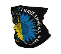 Calentador De Cuello Tengo Un Amigo con Un Cromosoma Extra. Concientización sobre El Síndrome. Pasamontañas Durable Cuello Bufanda Respirable Bandana para Senderismo Cámping Ciclismo 25X50CM