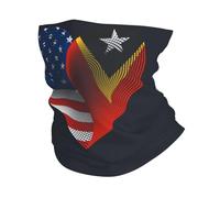 Calentador De Cuello USA East Timor Timorese Friendship Flag Heart White Cuello Bufanda Antideslizante Pasamontañas Protección UV Bandana para Cámping Senderismo Correr 25X50CM