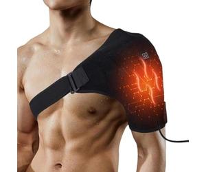 Calentador de cuello y hombros, masajeador USB, diadema térmica ajustable, dispositivo de relajación muscular, férula de apoyo, adulto adolescente, comodidad familiar para adultos, adolescentes