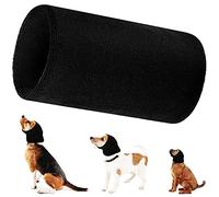 Calentador de Cuello y Orejas de Perros Caperuza de Perro Envoltura de Oreja de Perro Mascota Gorro de Punto de Perro de Invierno para Confort en Lugar de Ruido (4,7 x 5,1 Pulgadas)