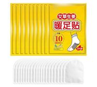 Calentador de dedos para pies, parche para calentar los pies, 20 parches térmicos, paquete de calor natural activado por aire, parches térmicos para el invierno, calentadores de pies para actividades