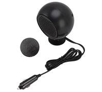 Calentador de espacio de automóvil High Potencia Múltiple Rotación de ángulo Demisterio de parabrisas Negro con conducto de convección para conducir (12V)