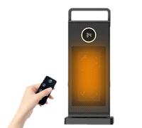 Calentador de Espacio de Cerámica, Calentador de Espacio de Torre Oscilante de 60 °, Calentador Eléctrico, Calentador de Ventilador Portátil de Altura, Para Hogar, Oficina, Sala de Estar