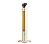 Calentador De Espacio En Torre, Ventilador De Calefacción PTC De 3 Velocidades For Ver Películas En Casa, Baño De Bebé, Calentador Vertical Con Control Remoto De 6m FáCil De Usar(Gold Remote)