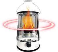 Calentador de espacio interior eficiente calentador radiante silencioso quemador de camping estufa de butano de acero inoxidable para senderismo, picnic, viajes de cocina, garaje