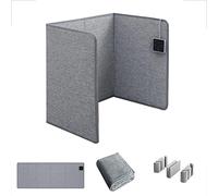 Calentador De Espacio PortáTil Para Oficina Hogar, Calentador De Pies Plegable Debajo Del Escritorio Para Piernas Pies, Calentador De Espacio De Panel EléCtrico Personal Con Termostato Temporizador (