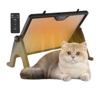 Calentador De Gallina: Panel De Calor Radiante, Placa De Temperatura Ajustable | Unidad De Calentamiento De Eficiencia Energética Silenciosa con De Montaje Seguro para Patos Perros Y Sol