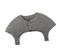 Calentador de hombros de invierno for mujeres hombres,chaleco de soporte de hombros y cuello engrosado,chal de protección,for lesiones,artritis,alivio del dolor(Dark Grey,Small)