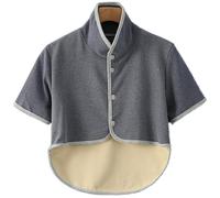 Calentador De Hombros para Espalda, Mantas Cálidas para Llevar En El Hombro, Cuidado De Hombros para Personas Mayores, Envoltura Térmica Multifuncional para Cuello Y Hombro E,XXL