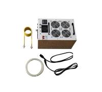 Calentador de inducción, 5000W High Frequency Induction Heater Heating Machine Metal Smelting Furnace(Tem control 0-1000)