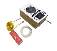 Calentador de inducción de 2500W, máquina de calentamiento por inducción de alta frecuencia, horno de fundición for Metal, soldadura, equipo de enfriamiento de Metal(2500W)