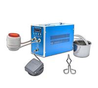Calentador de inducción de alta frecuencia para procesamiento de metal, 3000 W, con protección contra sobrecorriente y escasez de agua para aplicaciones de soldadura y forja