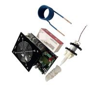 Calentador de Inducción Nuevo calentador de inducción ZVS 3000W, máquina calentamiento placa PCB por, bobina, rucible 70mL, bomba y fuente alimentación(Light Green)