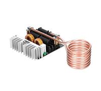 Calentador de Inducción, Placa de calentamiento por inducción ZVS 1000W, bobina calentador, tubo cobre, controlador Flyback for encendido enfriamiento recocido DIY