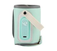 Calentador de leche de viaje - Calentador de biberones compacto, manguito portátil para control de temperatura, dispositivo de calentamiento de fórmula | Estructura ligera de la película calefactora