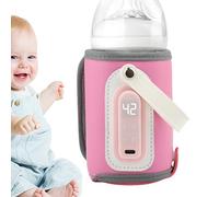 Calentador de leche para bebés | Calentador de leche portátil USB,Cubierta de aislamiento de calentamiento rápido, protector de calor para biberón de viaje, funda calefactora para viajar y Vllold