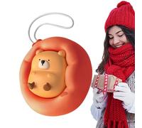 Calentador de mano portátil - calentador recargable, calentador de bolsillo | Lindo diseño de dibujos animados, calor de doble cara, parámetros de temperatura de 2 niveles para viajes de invierno,