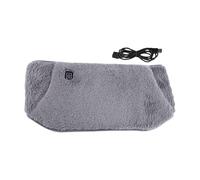 Calentador de manos 2 en 1, almohadilla térmica recargable con cinturón flexible, diadema térmica eléctrica alimentada por USB con función de seguridad, cómodo cinturón calefactor con tela suave, a