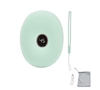 Calentador de Manos 5000mAh |Calefacción de Doble Cara y regulación Inteligente de Temperatura |Calentador USB portátil para Manos frías/Invierno al Aire Libre (Green)