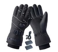 Calentador de manos ajustable para invierno, guantes de trabajo con calefacción, guantes de camping, senderismo, guantes de mano para pantalla táctil para exteriores, nieve, trabajo, esquí, ciclismo