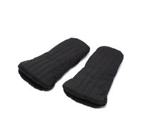 Calentador de manos de color sólido, forro de felpa, guantes cálidos para cochecitos, carrito, calentador de manos ajustable para cochecito