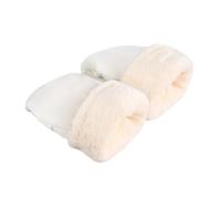 Calentador de manos de felpa de 20 x 30 cm, guantes de forro polar coral, funda cómoda para padres e hijos, accesorio para clima frío con paseos al aire libre, viaje diario