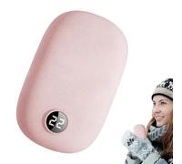 Calentador de manos Digital, Calentador de manos Recargable,Power Bank Calentador de manos de 3 velocidades de calentamiento rápido - Calentador de manos portátil, Calentador de manos liso para