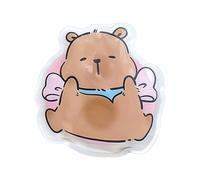 Calentador de manos, diseño de dibujos animados, de larga duración, con efecto prolongado, calentador de manos autocalentable, para deportes al aire libre, camping, viajes, viajes, así como para