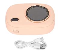 Calentador de Manos eléctrico, Banco de energía Recargable de 10000 mAh con Pantalla LED, Calentamiento de 8 a 12 Horas de duración, Calentador de Manos eléctrico rápido portátil (Pink)