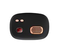 Calentador de manos eléctrico, banco de energía USB, pantalla digital, calentador recargable 2 en 1, cargador de teléfono portátil, capacidad de calentamiento rápido, hecho de material ABS, 3.8 x 2.65