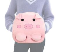 Calentador de manos eléctrico de felpa de 3 niveles, con forma de animal, calentador bajo el escritorio, calentador 2 en 1 para mujeres y hombres, estación fría, invierno