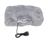 Calentador de manos eléctrico USB, bolsa de bolsillo calefactora recargable portátil para actividades al aire en invierno, algodón, fibra de carbono, ligero, lavable