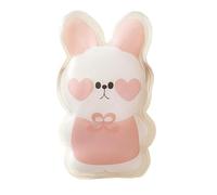 Calentador de manos - Gel y PVC, calentador de palma reutilizable de 4.1 x 3.35 pulgadas, almohadilla térmica de bolsillo con bonito diseño de dibujos animados, calentador de invierno para actividades