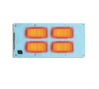 Calentador de manos inteligente USB, 60 x 30 cm, plegable, 5 V/2 A, 10 W, con calentamiento rápido (5 segundos), 3 ajustes de temperatura para oficina, viajes, uso al aire libre (azul)