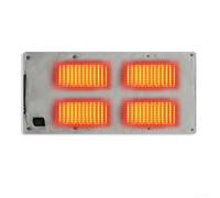 Calentador de manos inteligente USB, almohadilla térmica de grafeno plegable con 3 ajustes de temperatura, 5 V/2 A 10 W para el hogar, la oficina y los viajes (gris)