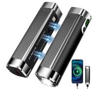 Calentador de Manos Recargable, 10000 mAh, Calentador de Bolsillo portátil, 3 en 1 USB, Funciona con Pilas, Calentador de Manos magnético eléctrico con 3 Niveles de Calor, Regalos (Negro, One Size)