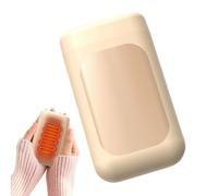 Calentador de manos recargable, 6000 mAh, 3 niveles de temperatura ajustable, calentador de manos de calentamiento rápido, dispositivo de calentamiento para trabajo, viajes, viajes, viajes, viajes