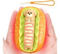 Calentador de manos recargable | Portátil 3 niveles 2000mAh Calentador de mano y batería externa | Calentador de manos en forma de perro caliente, para desplazamientos escolares y oficina en casa y