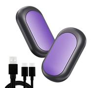 Calentador de manos recargable - WASAGA 2 paquetes USB magnético ultrafino portátil calentador de bolsillo y calentador eléctrico reutilizable y camping al aire libre regalo para mujeres o hombres