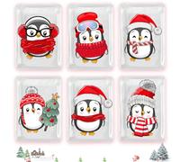 Calentador de Manos Reutilizable, 6 Piezas Calentador de Bolsillo para Niños, Almohadilla Térmica de Bolsillo, Calentador de Manos Instantáneo para Días Fríos para Exteriores Interiores