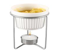 Calentador de mantequilla, accesorios de cocina de cerámica e inalámbricos | Calentador de mantequilla derretida de chocolate - Para el hogar, cocina, , queso, chocolate, aperitivos, leche