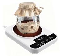 Calentador de masa fermentada, control preciso de 21 °C a 38 °C, para iniciar masa madre, iniciador, calentador de masa madre con memoria, temporizador de 12 horas para hornear pan, fermentación